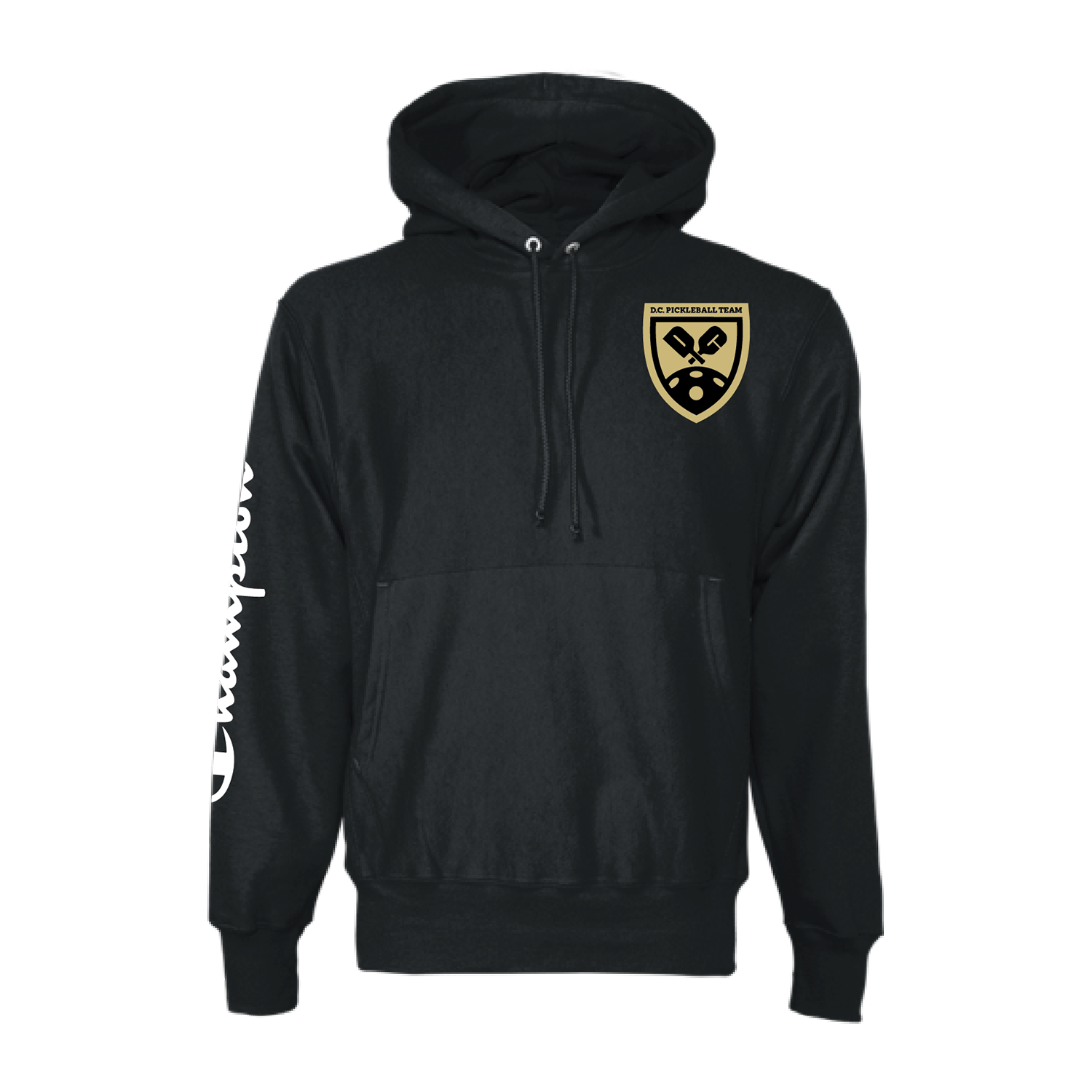 DC Pickleball - Champion Icon Pullover Hoodie [Black]