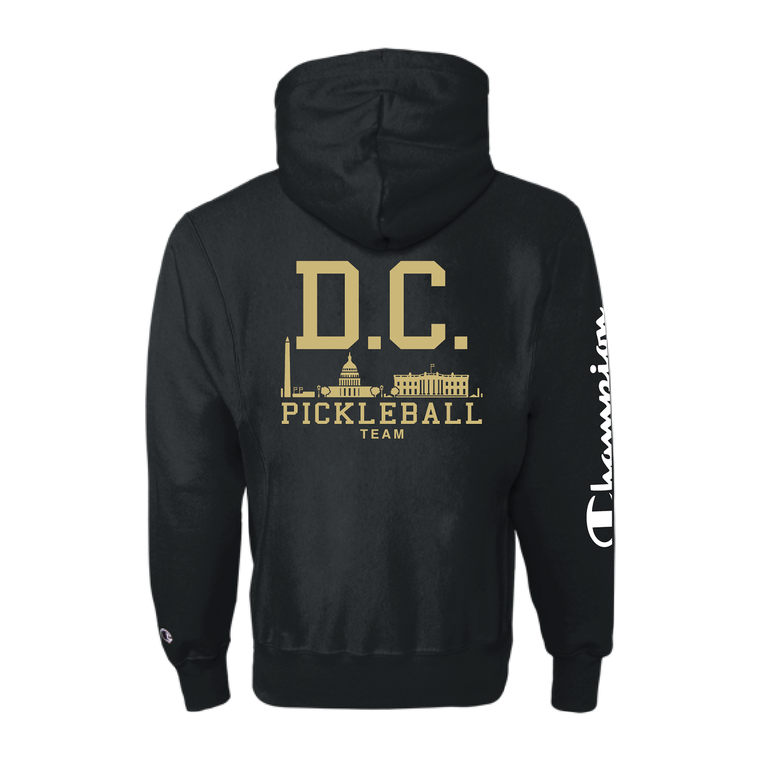 DC Pickleball - Champion Icon Pullover Hoodie [Black]