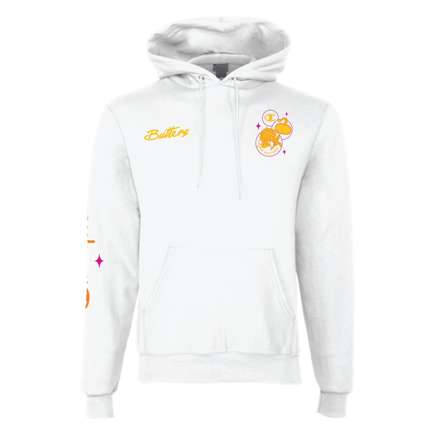 PREORDER NoisyButters - Champion Pullover Hoodie [White]