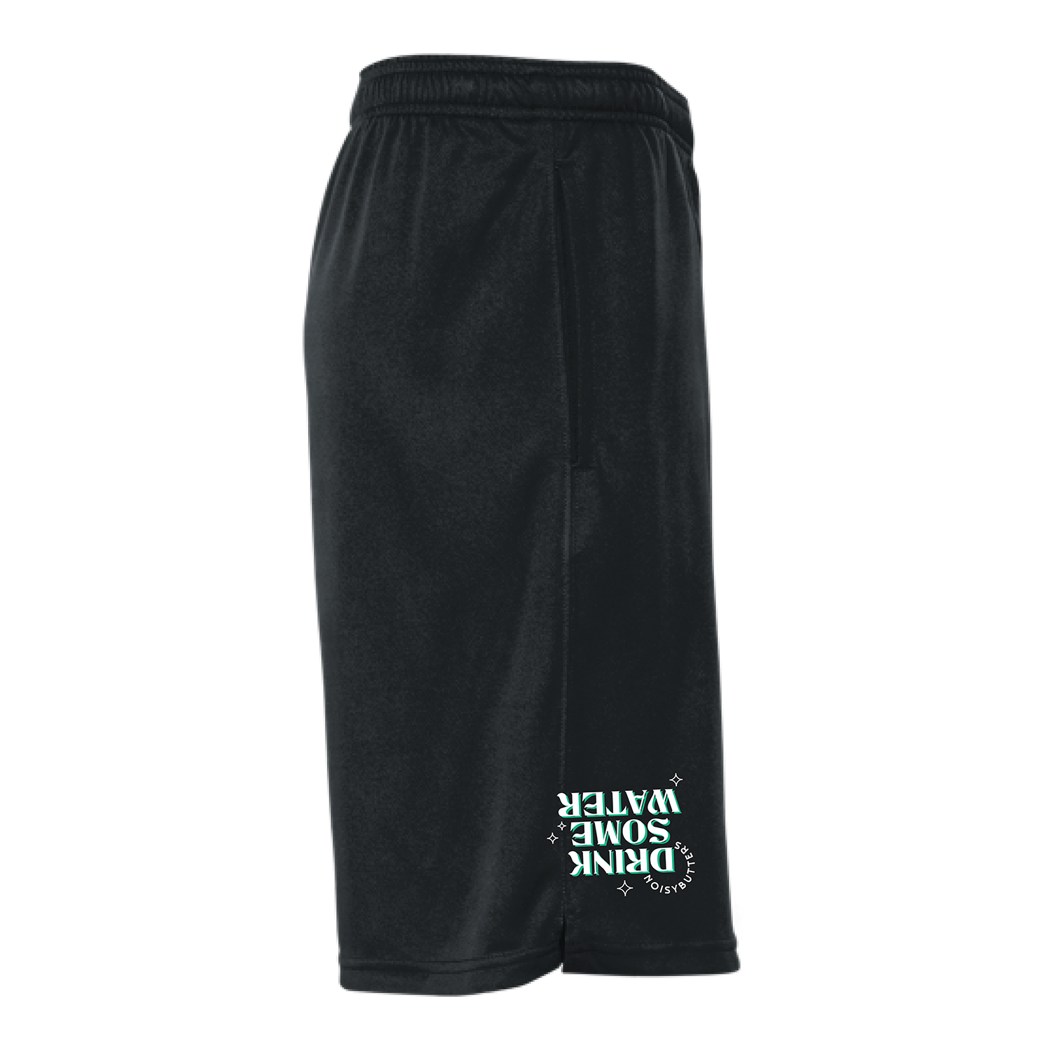 PREORDER NoisyButters - Champion Drink Water Core Training Short [Black]