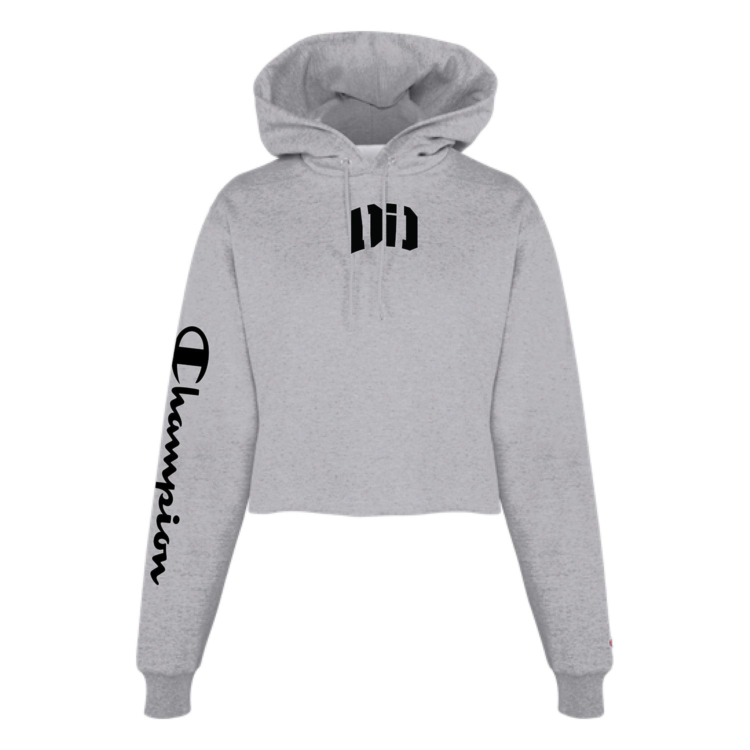 PREORDER DreInDallas - Champion Crop Pullover Hoodie [Heather Grey]