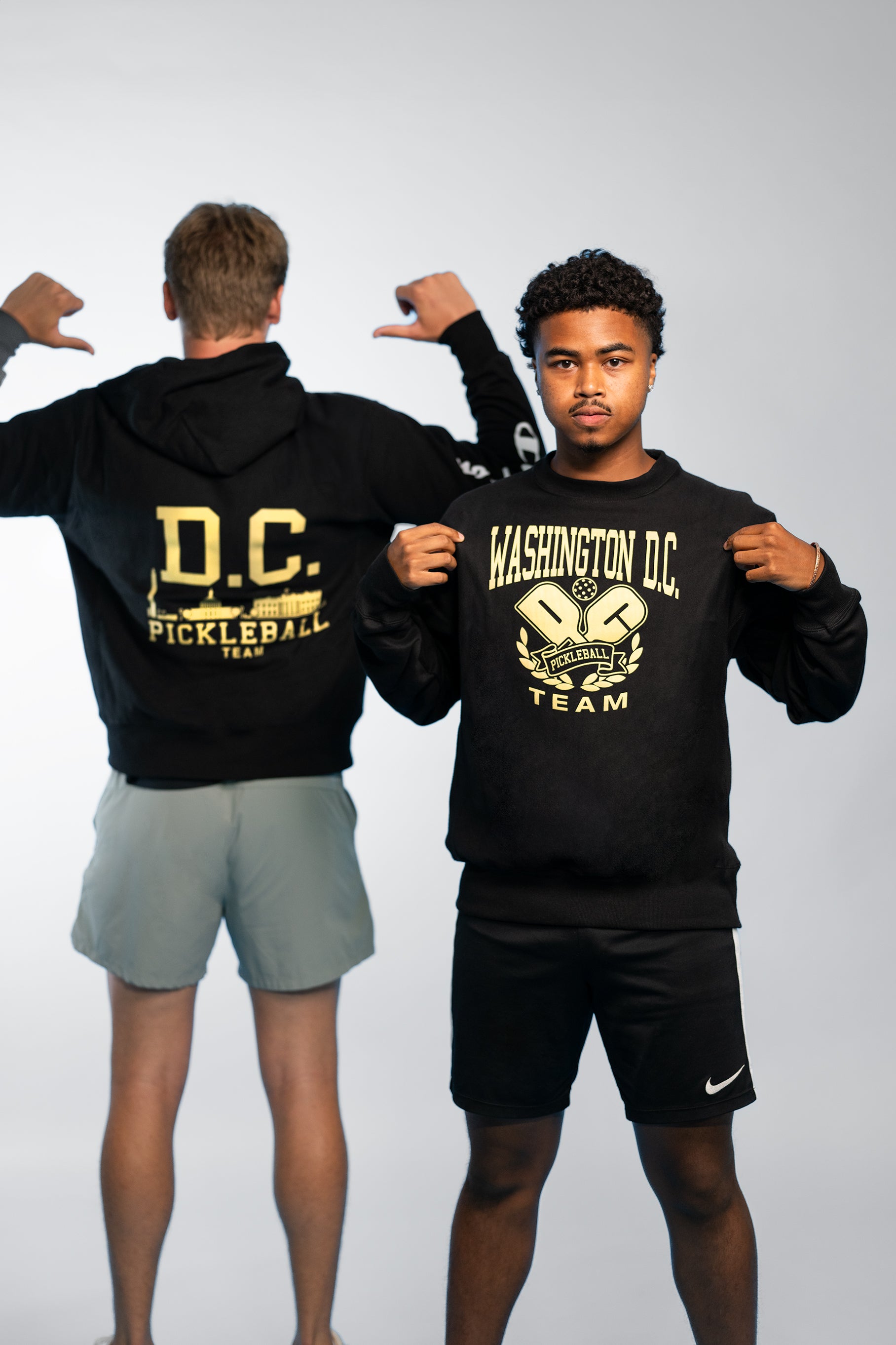 DC Pickleball - Champion Icon Pullover Hoodie [Black]