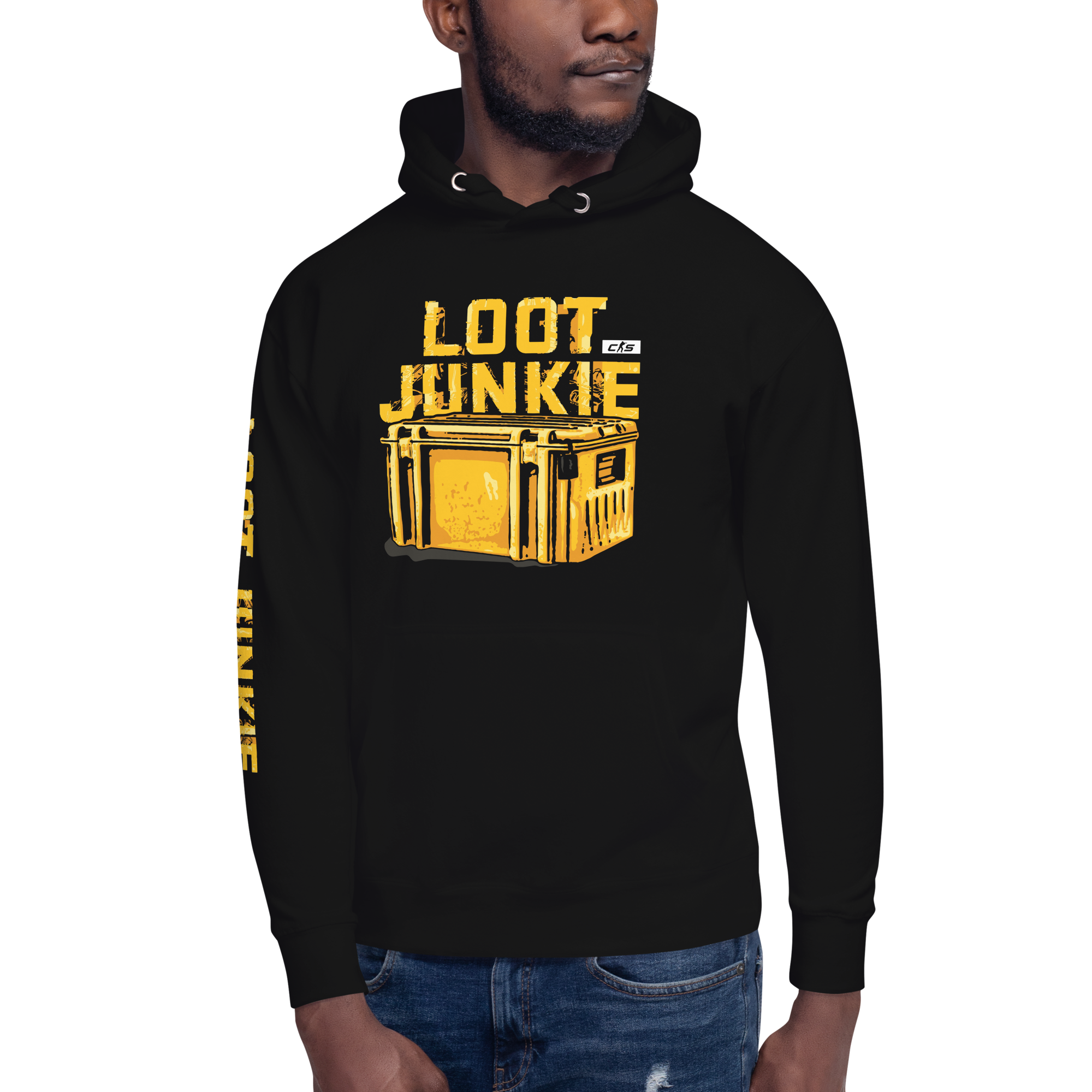 CS2 Loot Junkie Hoodie [ Black ]