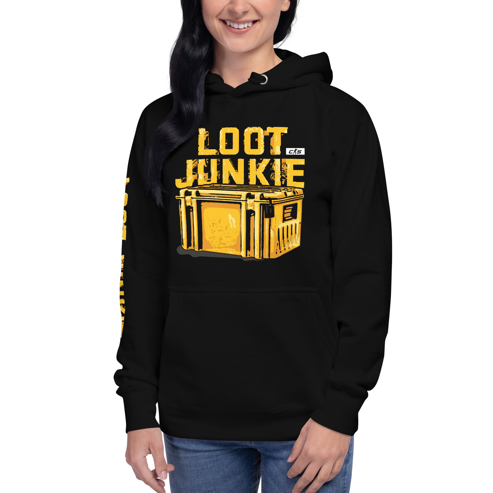 CS2 Loot Junkie Hoodie [ Black ]